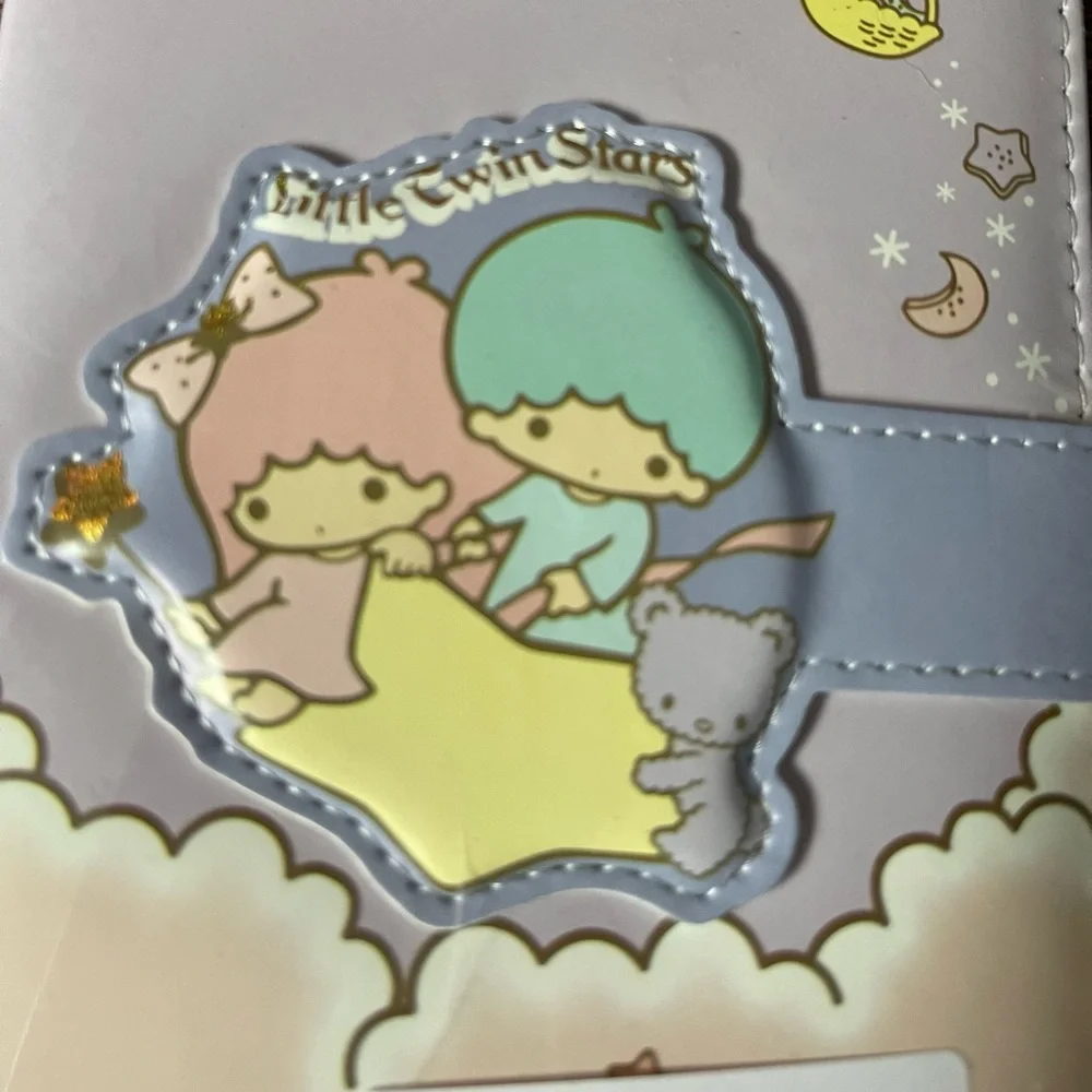 One Left! LITTLE TWIN STARS-NWT Medium, Hardbound Faux Leather Journal